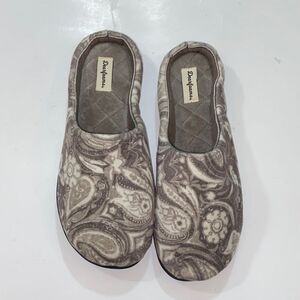 Dearfoams Paisley Pattern Slippers Women’s Size US 11-12